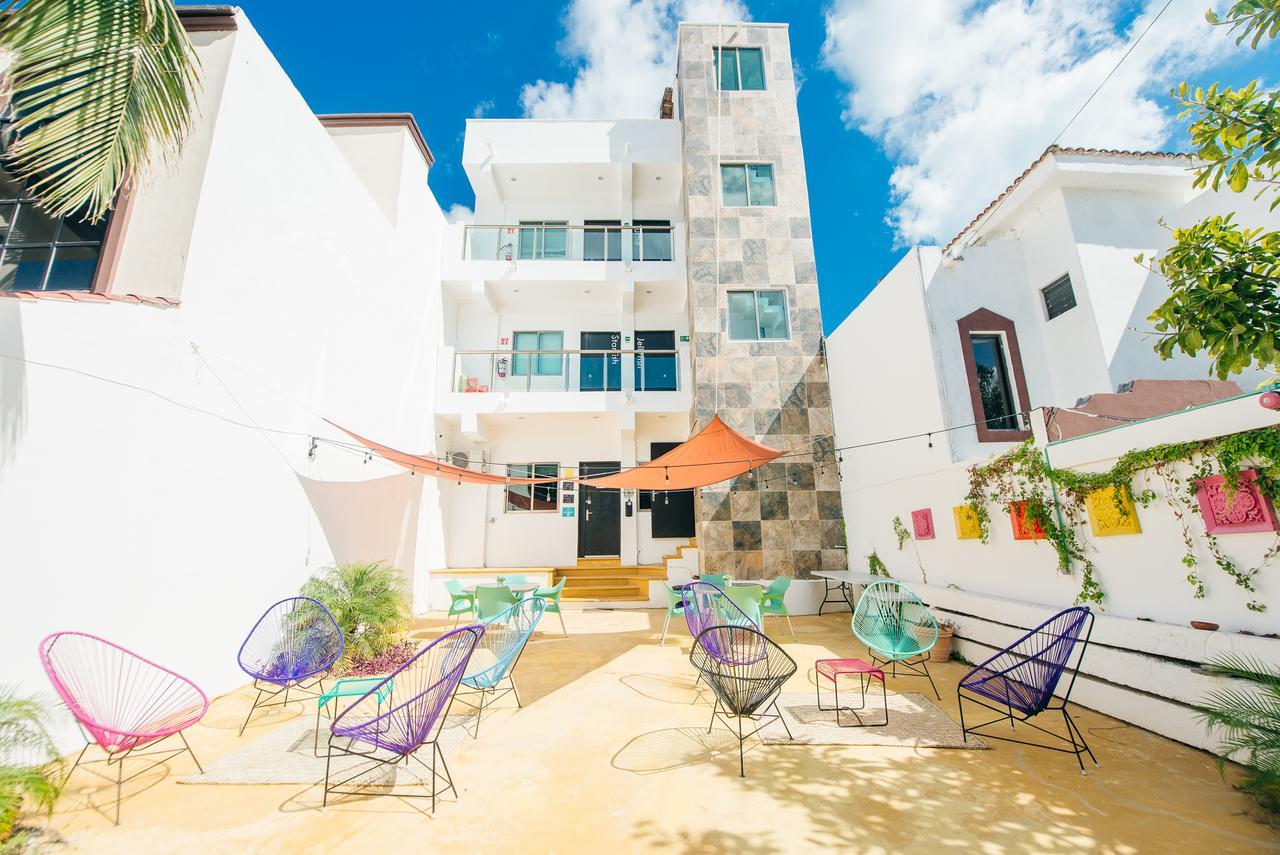 The Mermaid Hostel Beach (Adults Only) Cancun Bagian luar foto